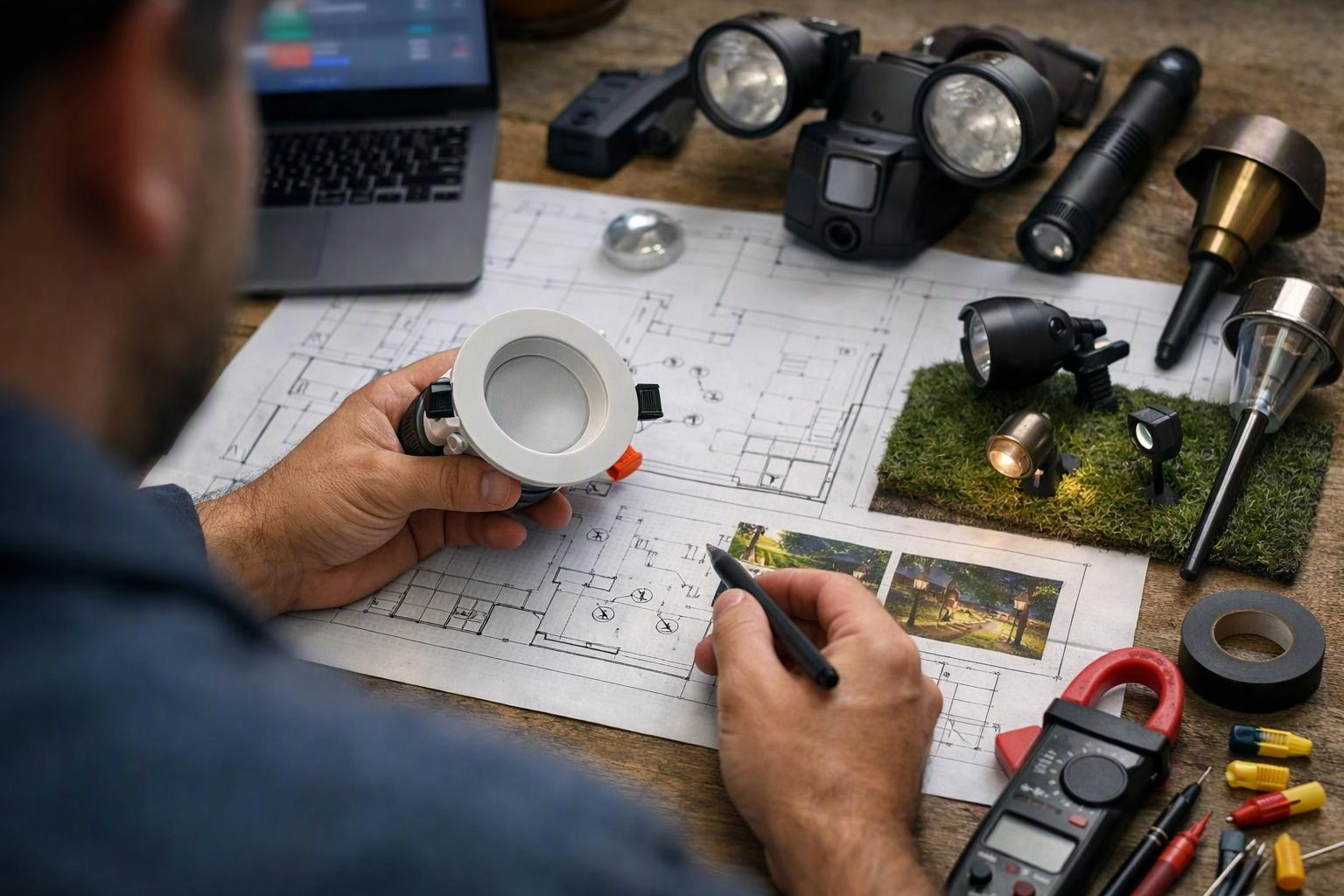 Planning Recessed, Indoor, Landscape, and Security Lighting