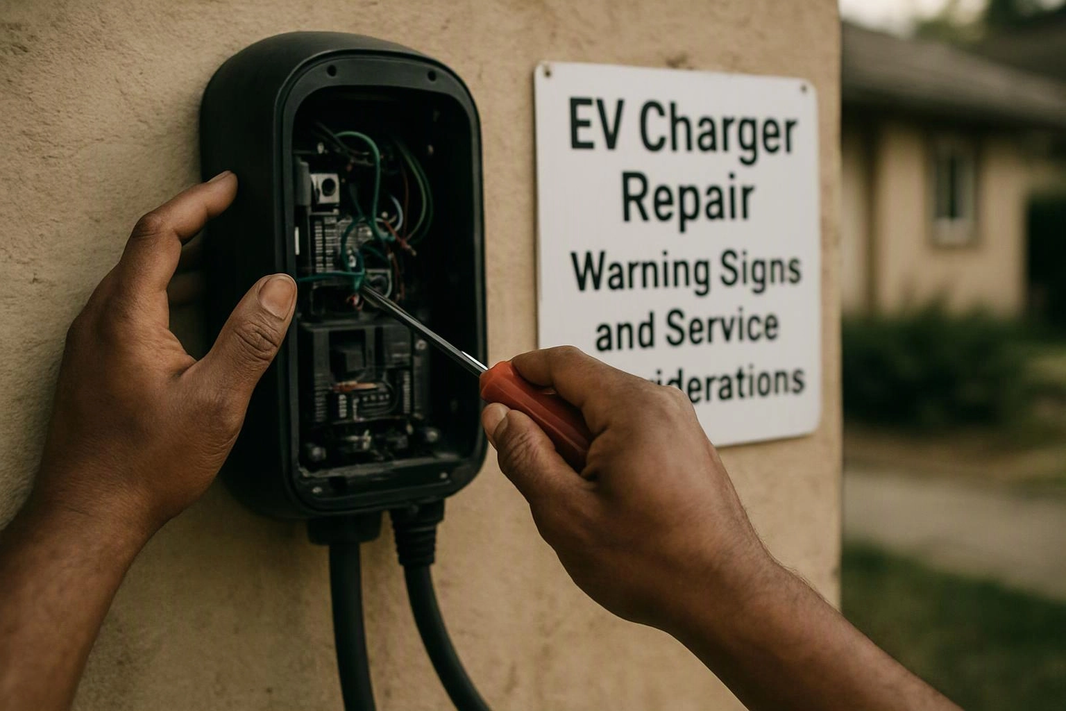 EV Charger Repair: Warning Signs and Service Considerations