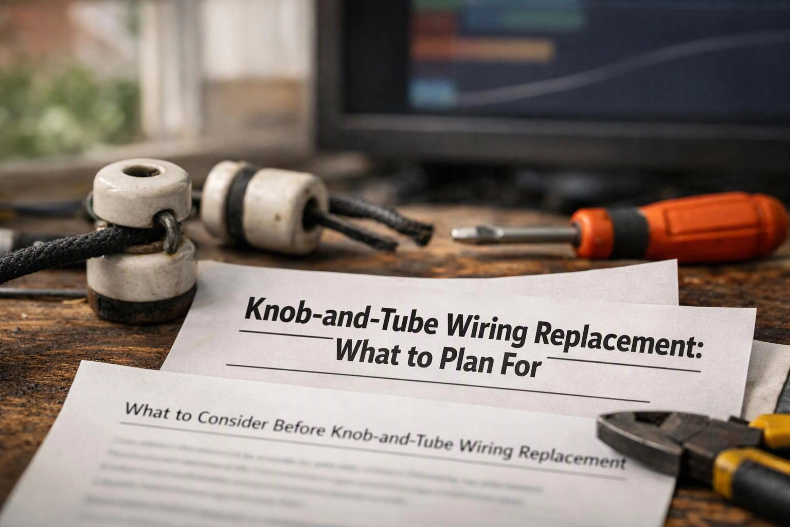 Knob-and-Tube Wiring Replacement: What to Plan For